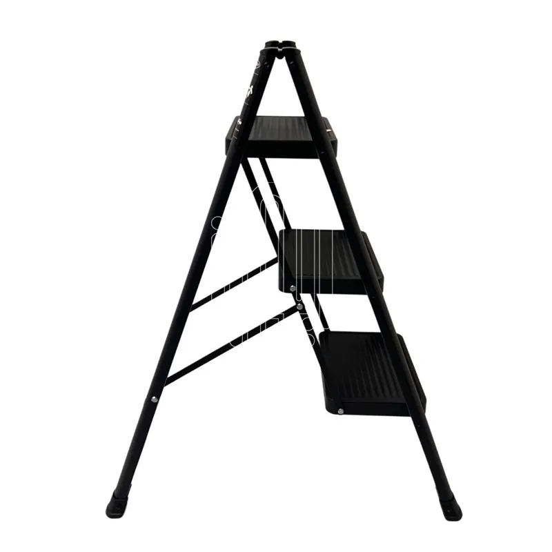 درج منزلي قابل للطي 3 درجات معدني - ايوان سنتر