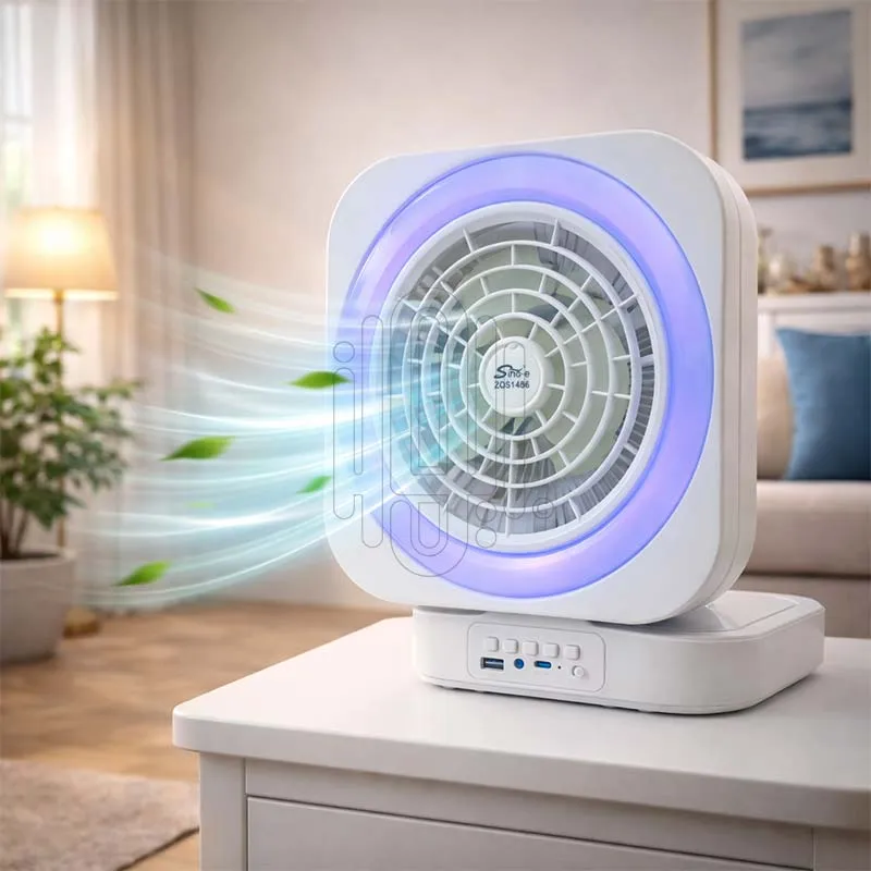 مروحة شحن وسبيكر دفتري 2