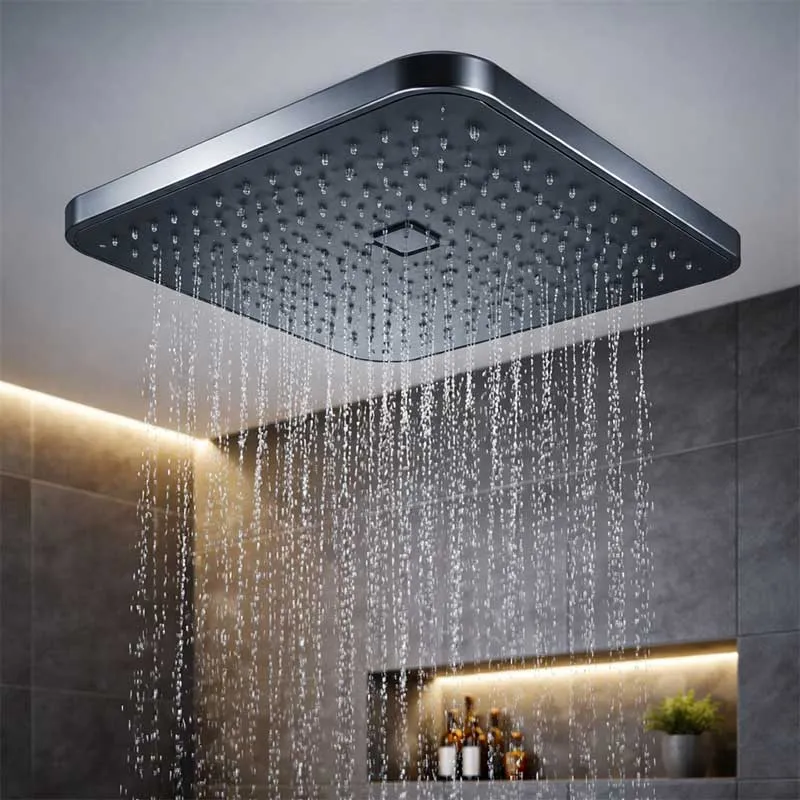 دوش حمام بخاصية ازالة الاملاح من المسامات