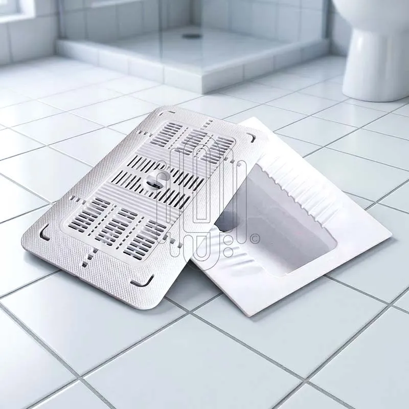 غطاء حمام شرقي ضد الكسر