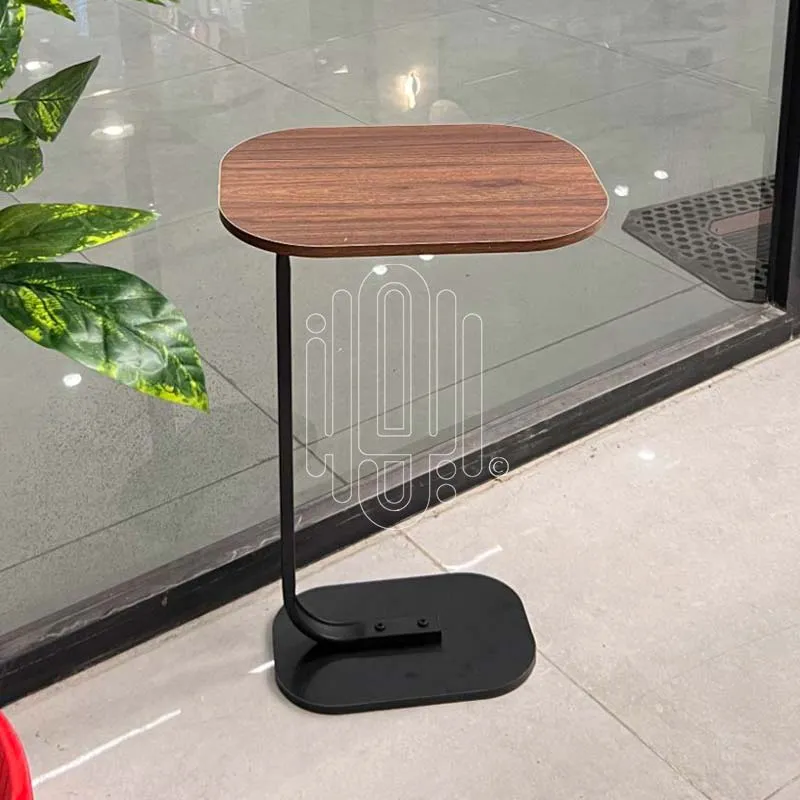 طاولة جانبية بقاعدة ثابتة