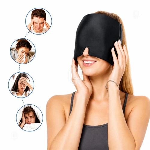 صورة مصغرة لـ قناع الجل الحار والبارد للصداع والشقيقة والهلات السوداء
