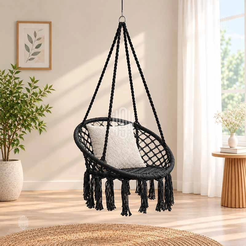 مرجوحة مكرمية معلقة تصميم شبكي - ايوان سنتر