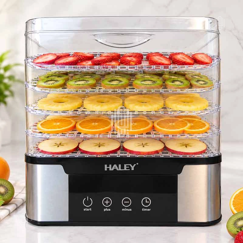 مجففة فواكه وخضروات كهربائية 5 طبقات من HALEY - ايوان سنتر